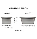 INSERTO DE ACERO INOXIDABLE 1/4 x 10cm - 058-101-032