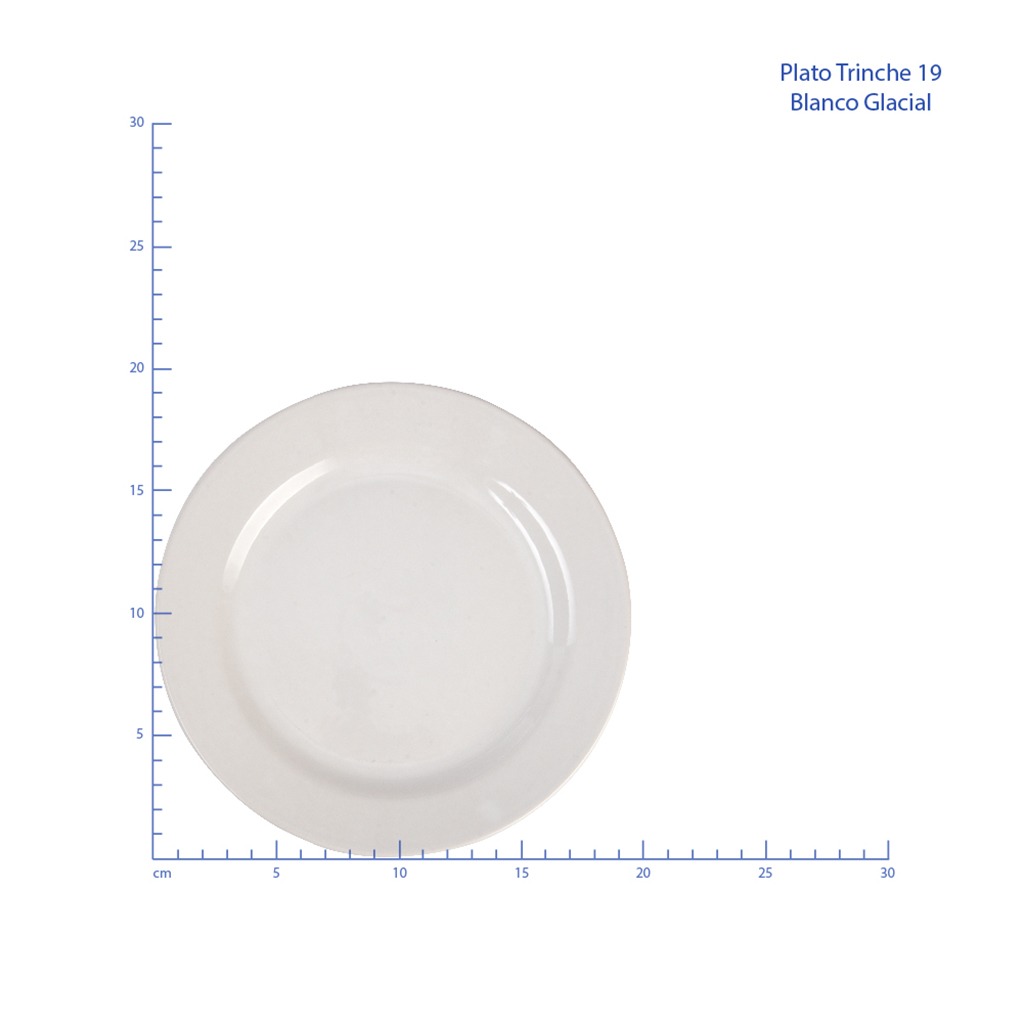 PLATO TRINCHE 19 BLANCO GLACIAL No 309042