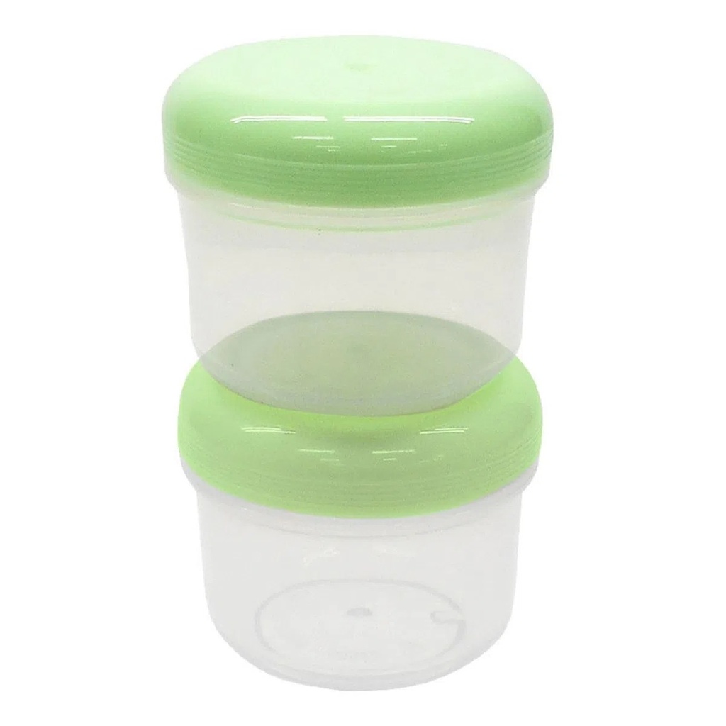 PAQUETE DE 4 MINI HERMETICOS SNACK GO DE 52 ml