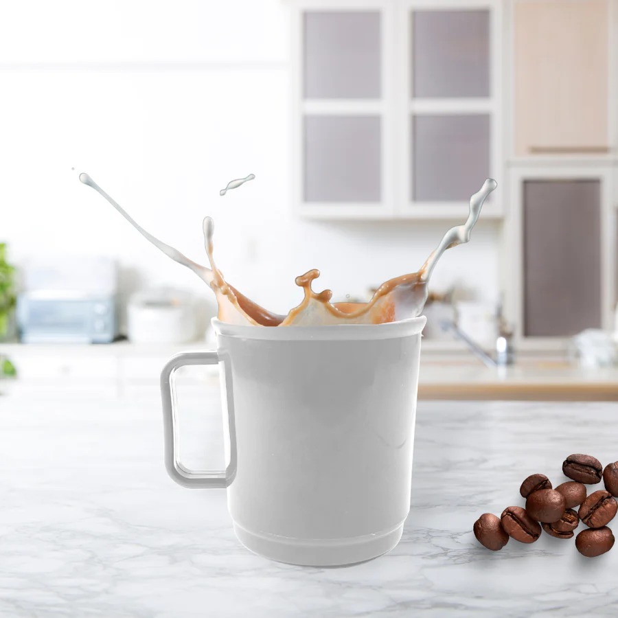 TAZA BLANCA MELAPLASTIC MX-117W