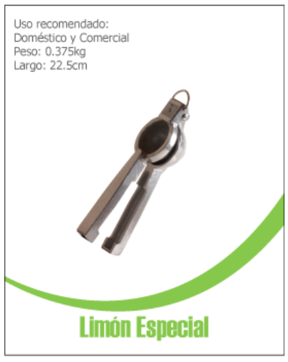 EXPRIMIDOR DE LIMÓN ESPECIAL