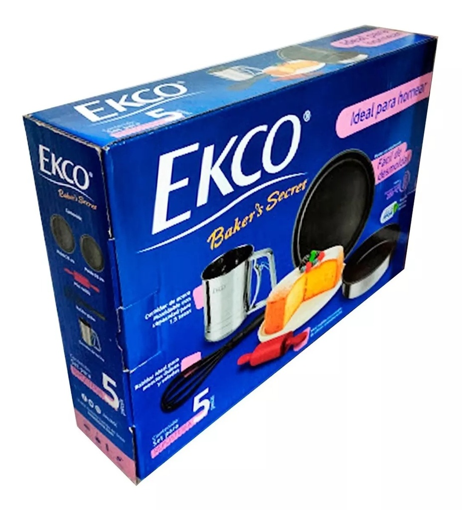 JUEGO DE REPOSTERIA ECKO BAKER SECRET DE 5 PIEZAS