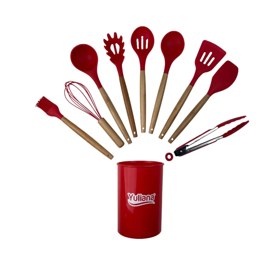 SET DE COCINA DE SILICON Y MADERA No R7-13090