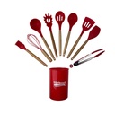SET DE COCINA DE SILICON Y MADERA No R7-13090