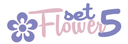 RECIPIENTE FLOWER SET DE 5 PZS No MX-187