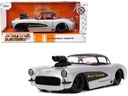 JADA TOYS BIGTIME MUSCLE: 1957 CHEVY CORVETTE "MICKEY THOMPSON" ESCALA 1/24