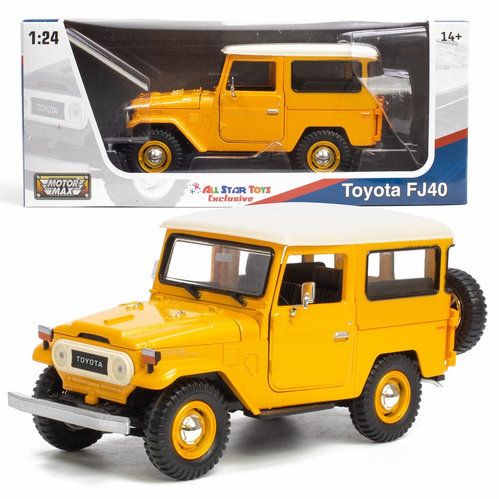 MOTORMAX TOYOTA LAND CRUISER FJ40 1/24 DIECAST MODEL 79323