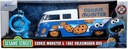 JADA 1963 VOLKSWAGEN BUS PICKUP & COOKIE MONSTER 1:24