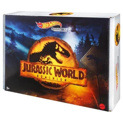 HW JURASSIC WORLD BOUNDLE 5 CHARACTER CARS GYJ92