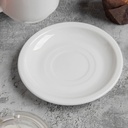 PLATO PARA TAZA ROLLED EDGE DE PORCELANA 15cm 840-205-006