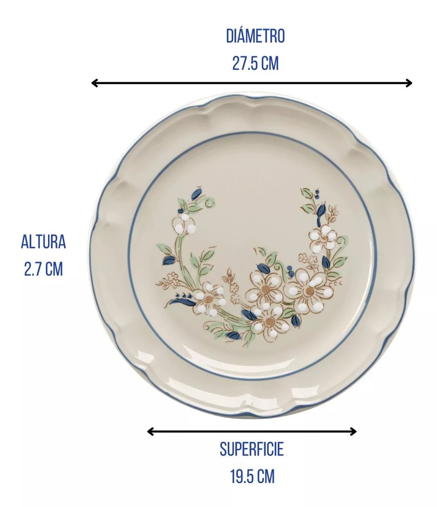 PLATO TRINCHE 27cm SANTA ANITA VICTORIA - 3184