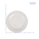 PLATO TRINCHE 23cm BLANCO GLACIAL - 309041