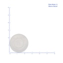 PLATO MOKA 12 BLANCO GLACIAL No 309050