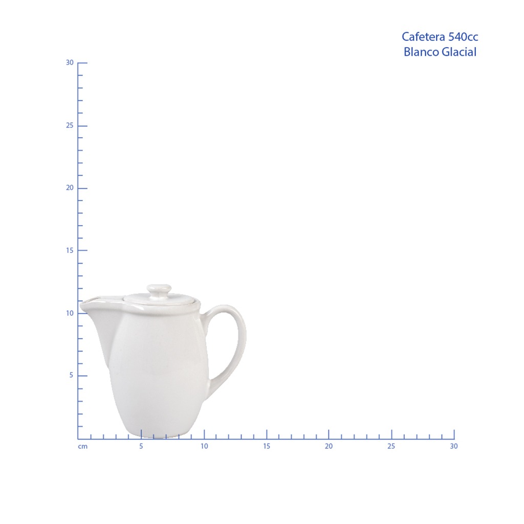 CAFETERA 540 ml BLANCO GLACIAL - 312807