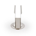 SERVILLETERO DE ACERO INOXIDABLE CON BASE - 146-003-009