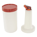 VERTEDOR DE JUGO 1L DE PLASTICO COLOR CAFÉ #122-007-001