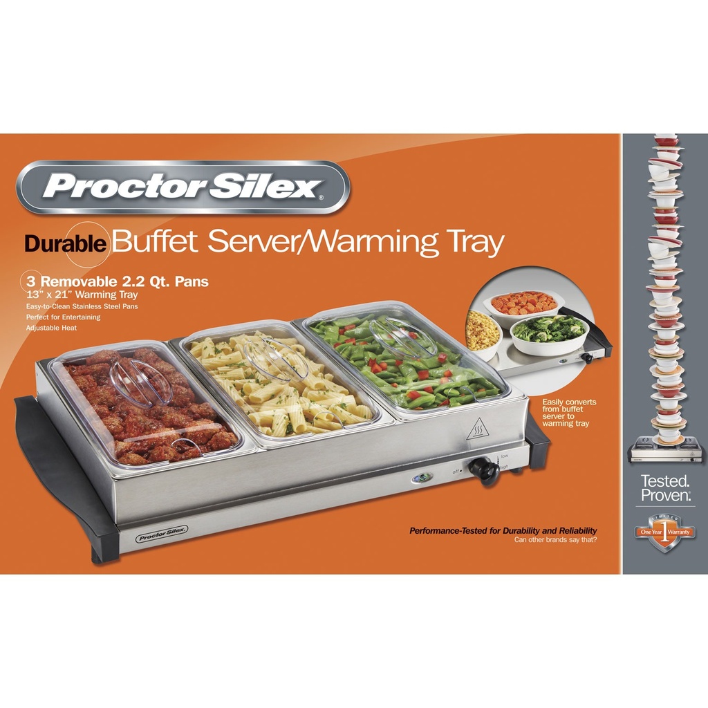 BUFETERA BANDEJA DE CALENTAMIENTO PROCTOR SILEX - 34300