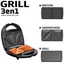 SANDWICHERA SUPRA MULTIFUNCIONAL 3 EN 1 No SANDWICHERA-PN