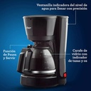 CAFETERA DE 5 TAZAS OSTER NEGRA - OS2128178