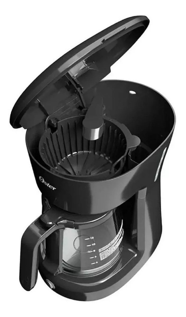 CAFETERA SEMI AUTOMÁTICA DE 12 TAZAS OSTER NEGRA - OSBVSTDCS12B-013