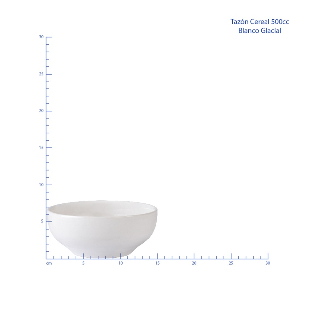 TAZON CEREAL 500 ML BLANCO GLACIAL No 309058