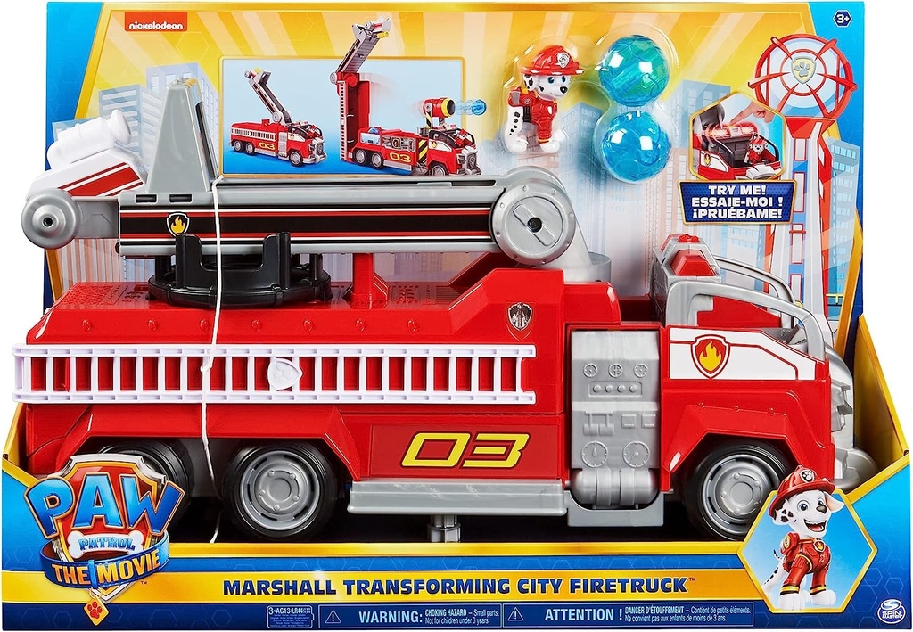 VEHÍCULO TRANSFORMABLE PAW PATROL MARSHALL - 6060444
