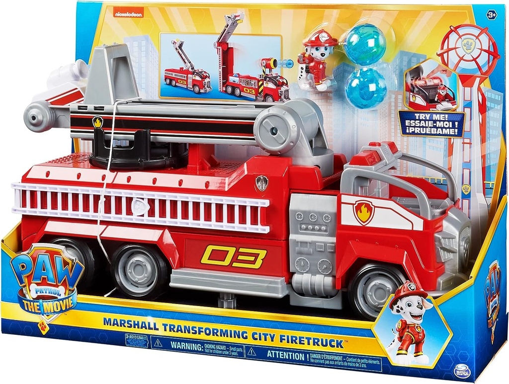 VEHÍCULO TRANSFORMABLE PAW PATROL MARSHALL - 6060444