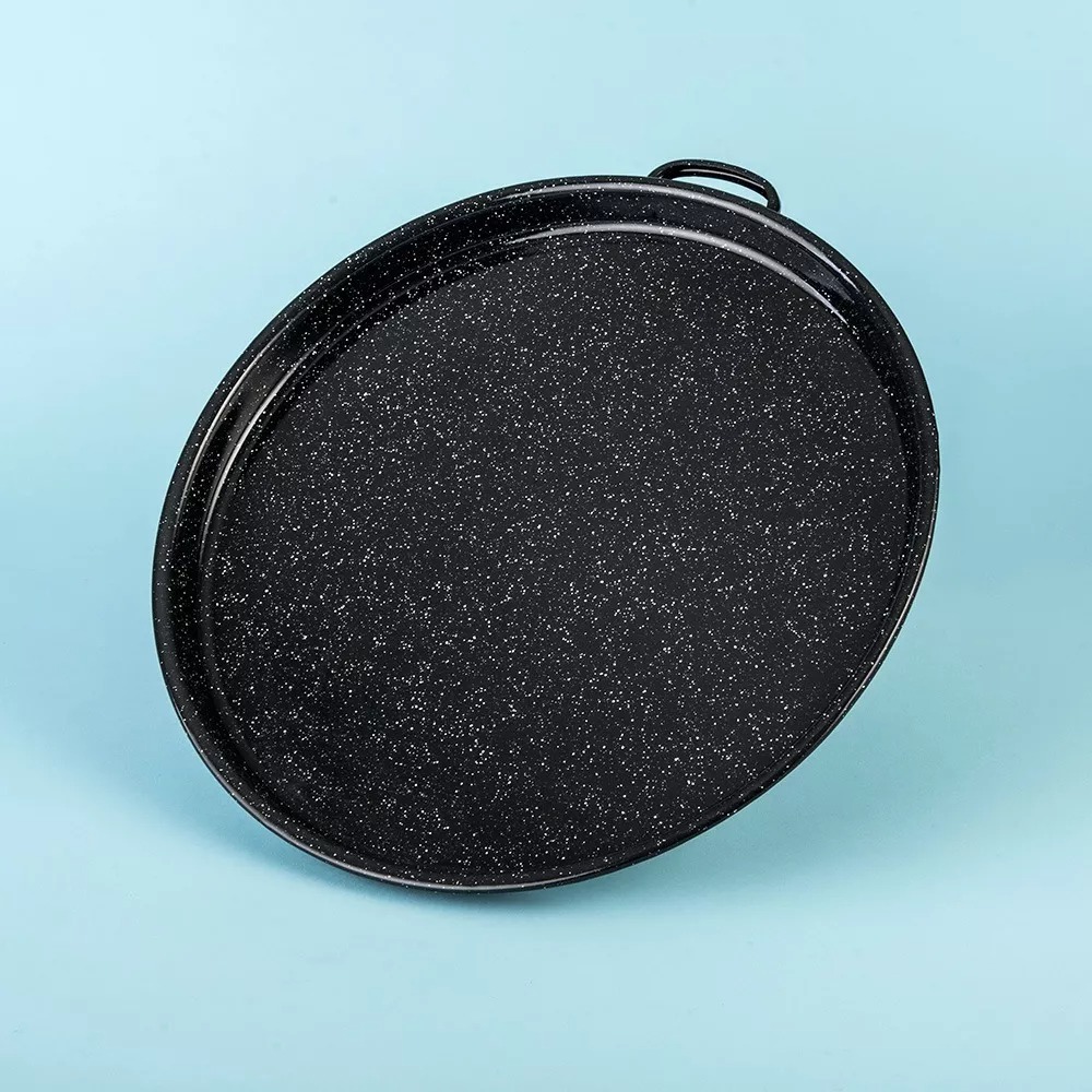 COMAL REDONDO 34cm NEGRO BRILLANTE - 320248