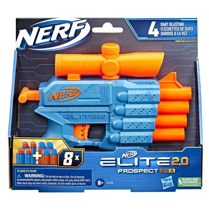 NERF ELITE 2.0 PROSPECT QS-4 (+8) - F4190
