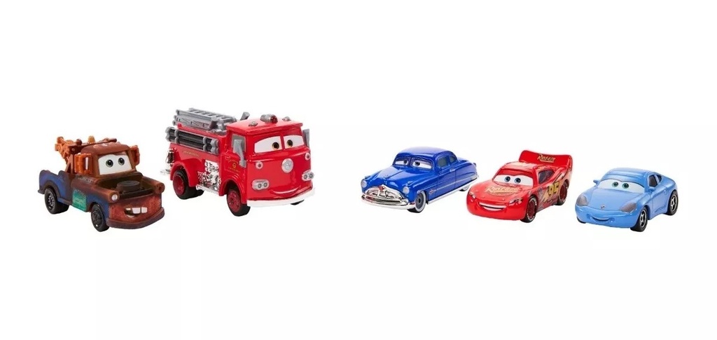 SET DE 5 VEHÍCULOS DISNEY PIXAR CARS - HFN81