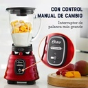 LICUADORA OSTER REVERSIBLE ROJA C/VASO DE VIDRIO #2189431 - BLSTBESTR