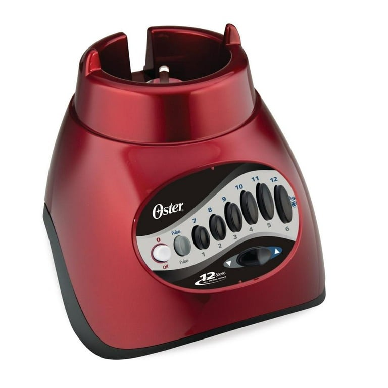 LICUADORA OSTER ROJA DE 12 VELOCIDADES CON VASO DE VIDRIO - 6844000N01