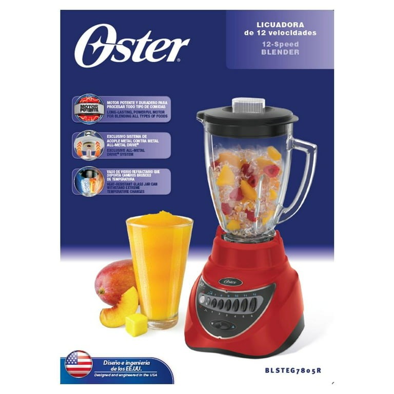LICUADORA KITCHEN CENTER ROJA 12 VEL. - OSBLSTEG7805N