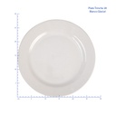 PLATO TRINCHE 28 BLANCO GLACIAL No 310021