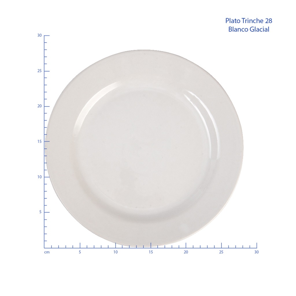 PLATO TRINCHE 28 BLANCO GLACIAL No 310021