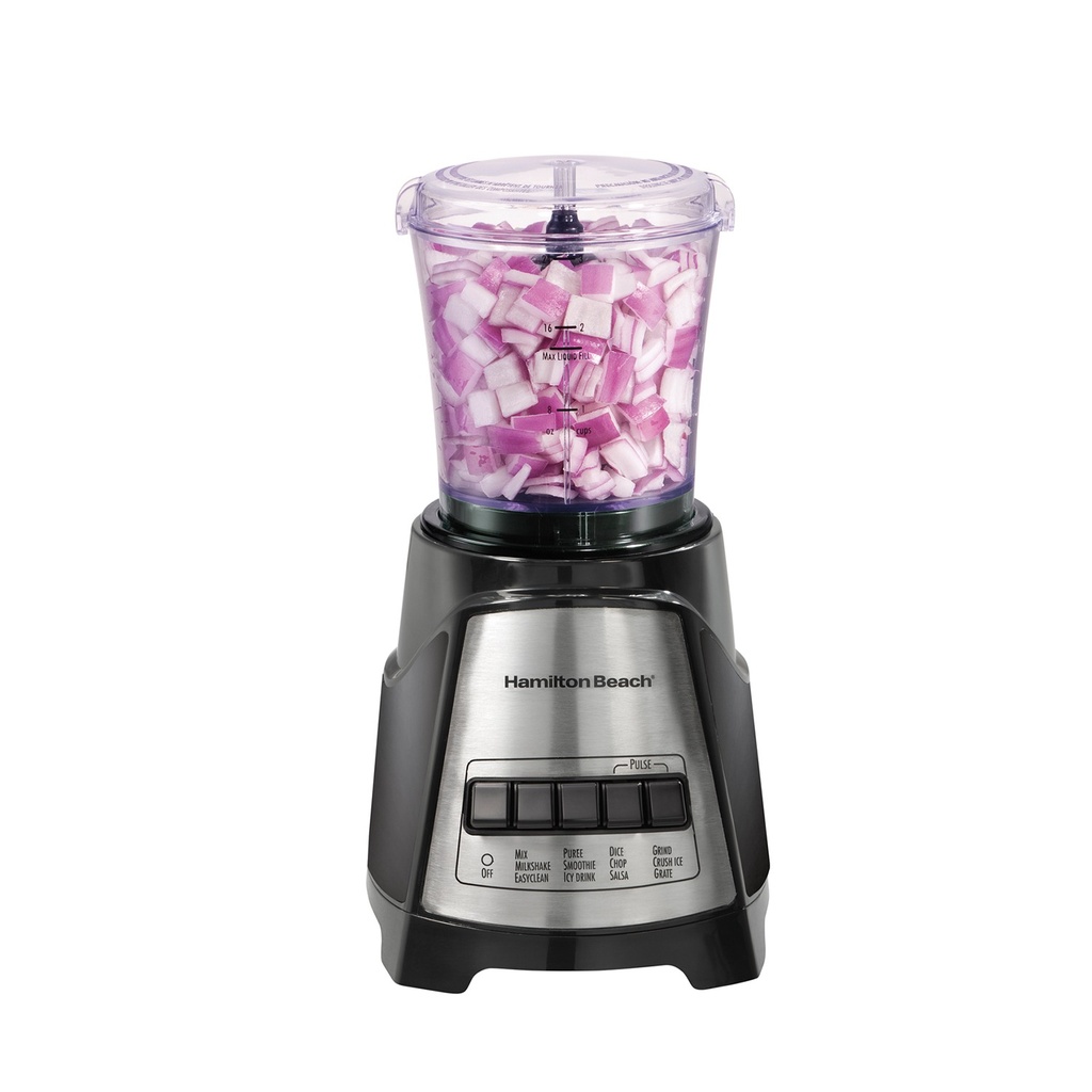 LICUADORA HAMILTON BEACH POWER ELITE CON PICADOR C/VASO DE VIDRIO - HB58149