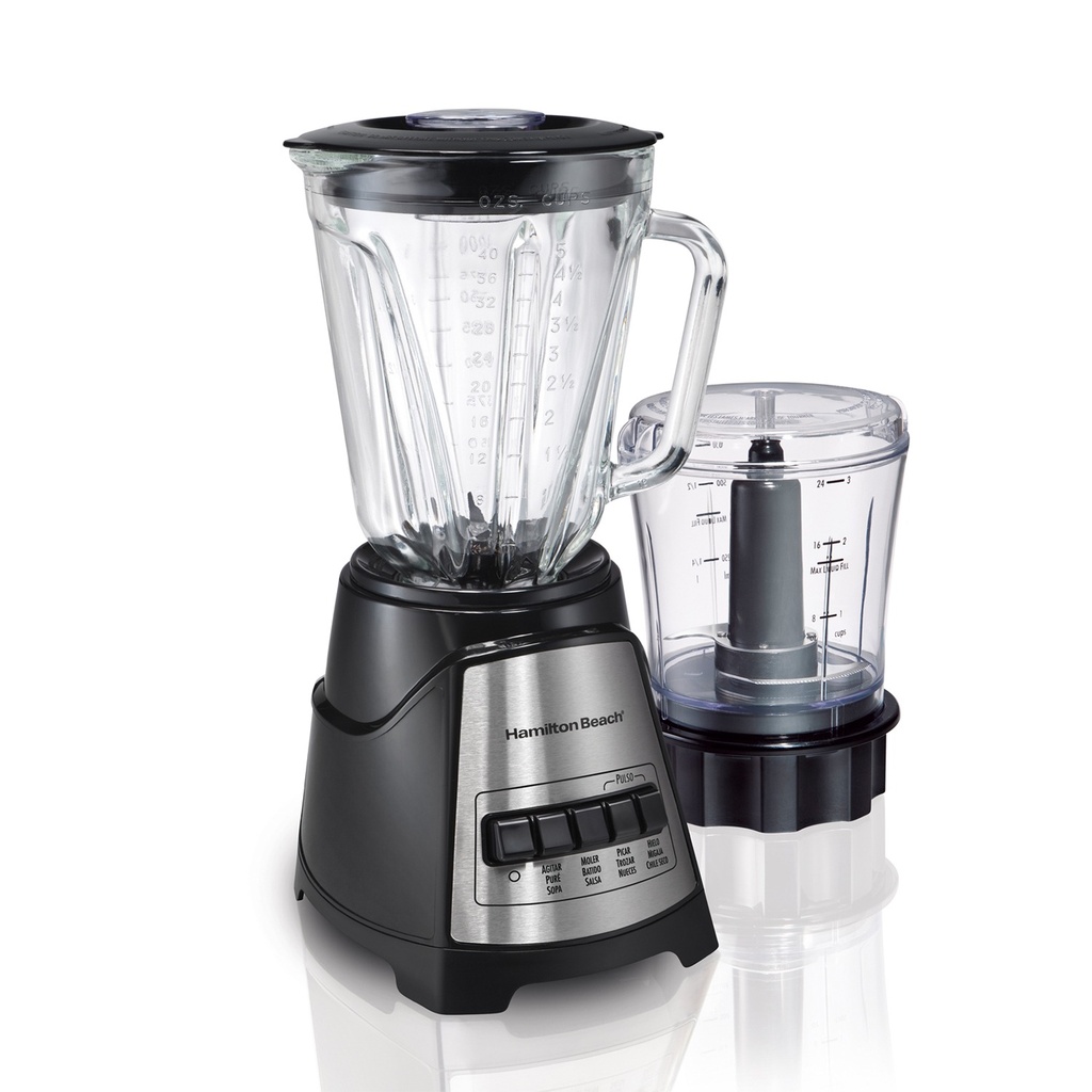 LICUADORA HAMILTON BEACH POWER ELITE CON PICADOR C/VASO DE VIDRIO - HB58149