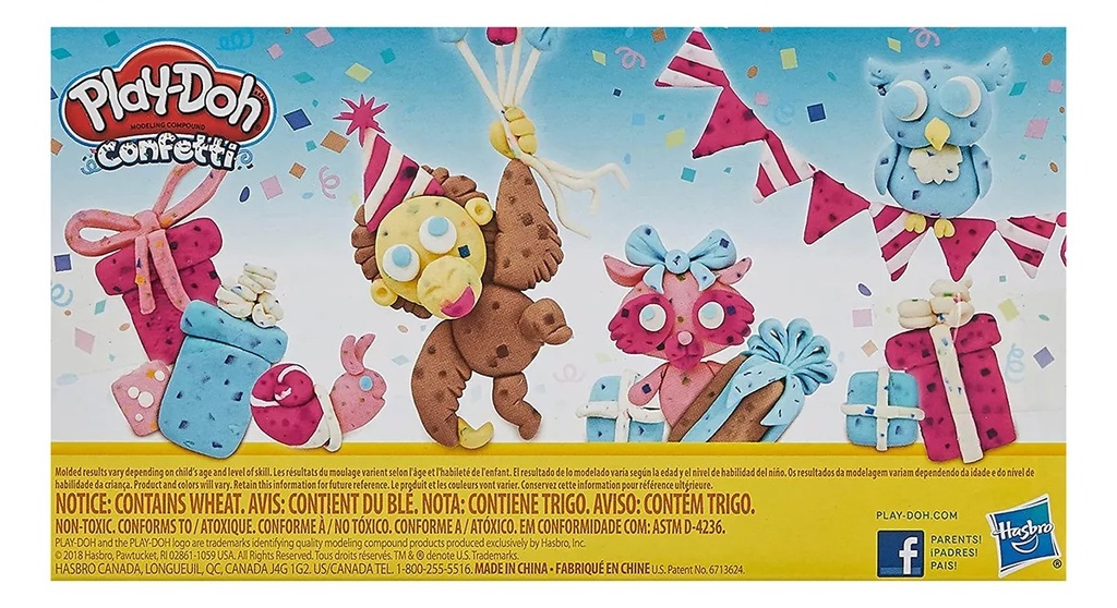 PLAY-DOH CONFETTI PLAY SET - B3423