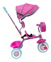 TRICICLO APACHE TRIXIE ROSA CON TOLDO