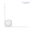 AZUCARERA CON TAPA 200 ml BLANCO GLACIAL No. 312806