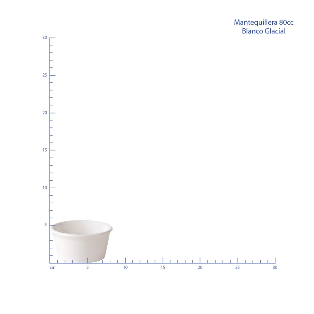 MANTEQUILLERA 80 CC BLANCO GLACIAL No 312809