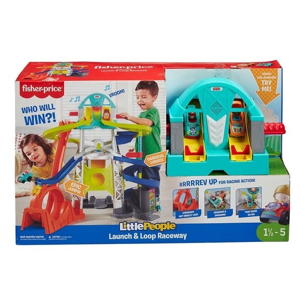 LITTLE PEOPLE GRAN PISTA CON LANZADOR MOD.GMJ12 FISHER P.