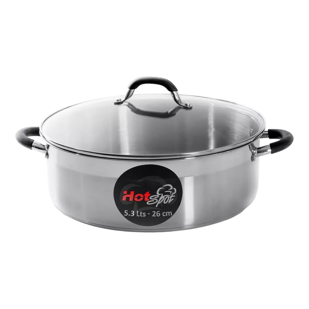 ARROCERA DE ACERO INOXIDABLE 26cm / 5.3 L - Z527