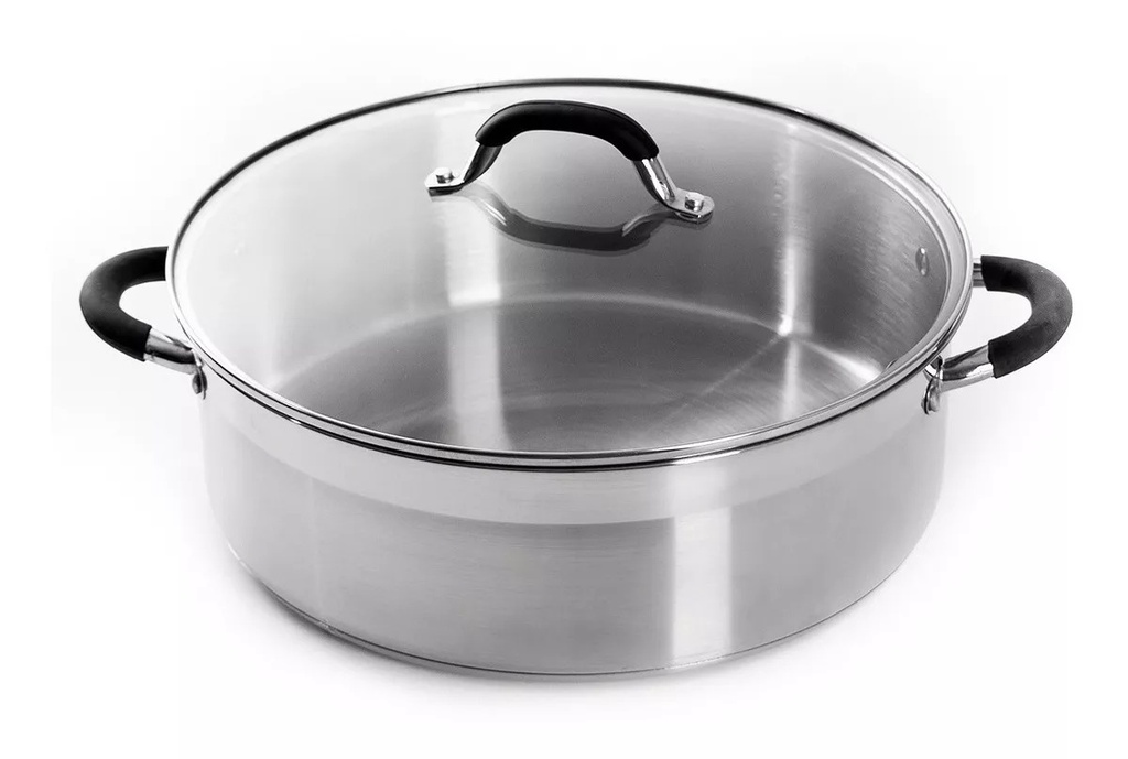 [050826] ARROCERA DE ACERO INOXIDABLE 34 cm / 10 L - Z530