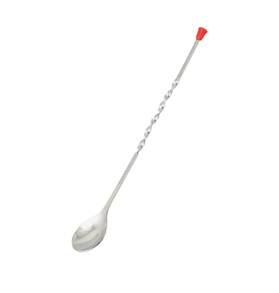 [058380] CUCHARA PARA BAR TAPON ROJO 30cm 146-006-002