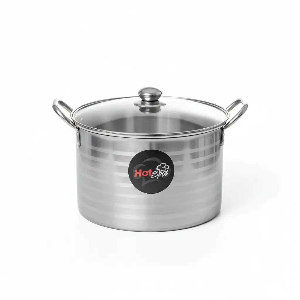 OLLA RECTA CON TAPA DE CRISTAL (STOCK POT 23 cm / 6 L) - Z467-1