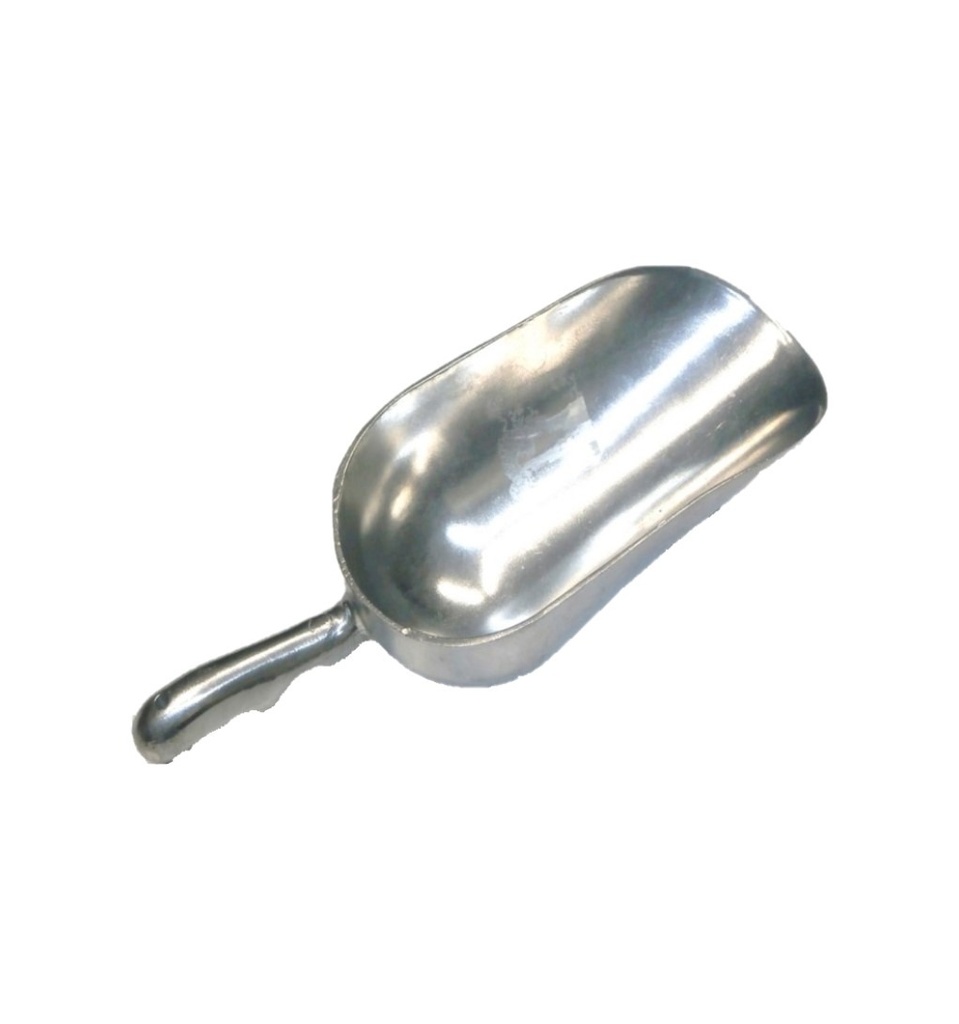 PALA PARA HIELO REDONDA DE ALUMINIO 12oz No 122-003-012