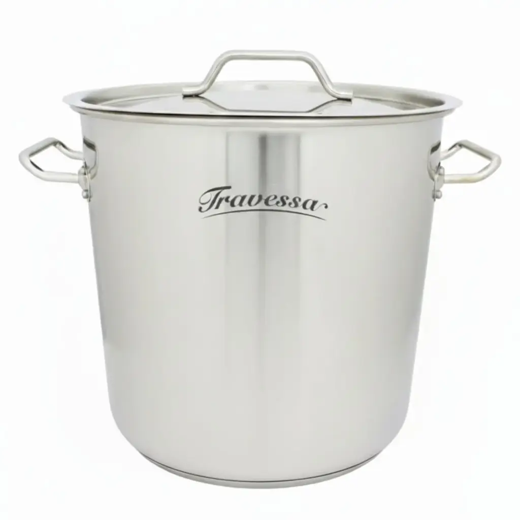 OLLA INSTITUCIONAL DE ACERO INOXIDABLE 8 mm CAPACIDAD 170 L / 60 cm - 141-001-004