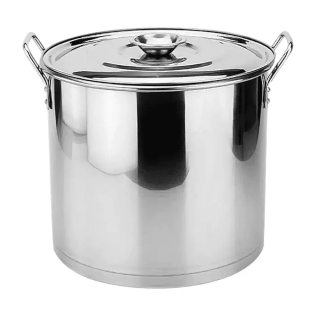 [055662] OLLA ALTA DE ACERO INOXIDABLE 35 x 33 cm / 30 L - Y202-OA35