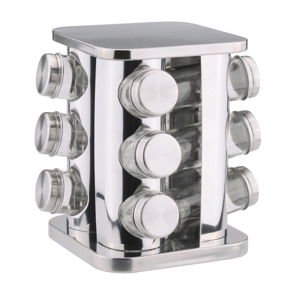 ESPECIERO DE ACERO INOXIDABLE DE 13 PIEZAS - Y302-CU13